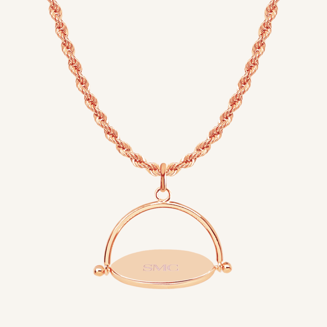 Etch Pendant Necklace