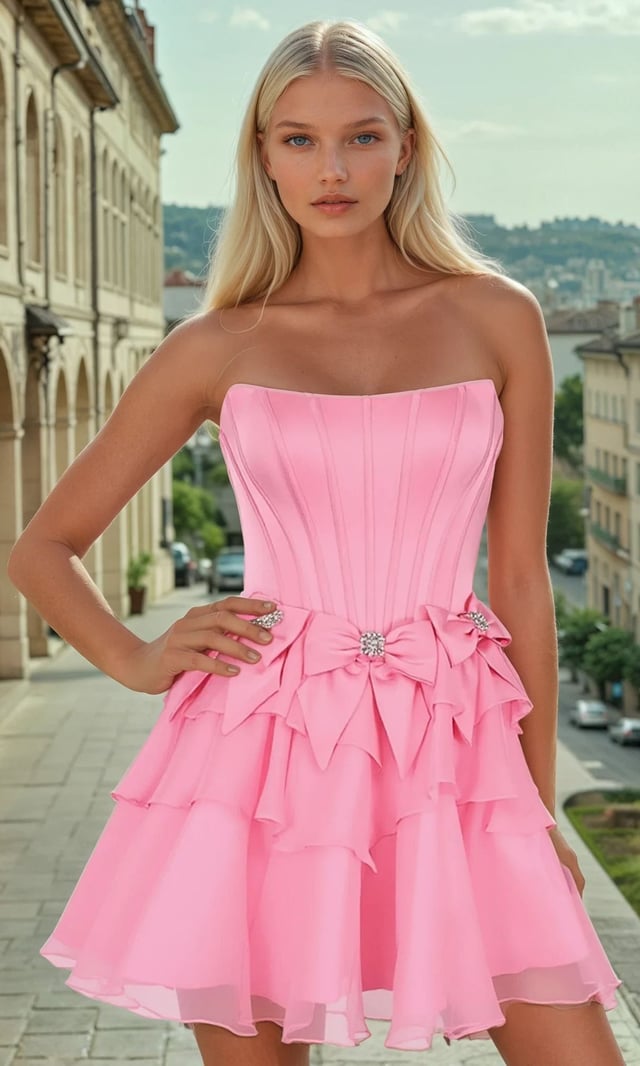 Short Homecoming Dress: PromGirl Exclusive 250183