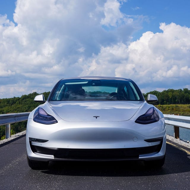 Front Bumper - Lip Blackout for Model 3