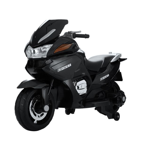 12V Kids Ride On Motorcycle Toy w/ Training Wheels