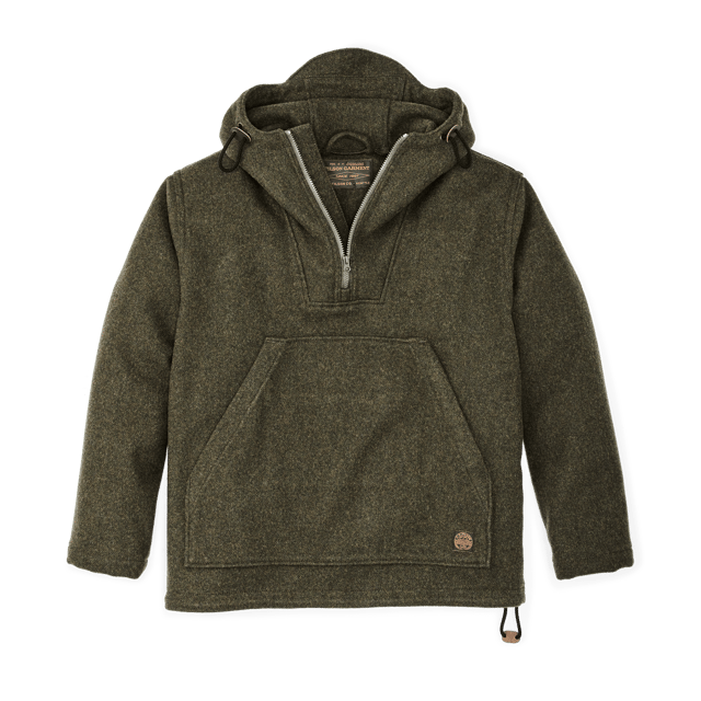 Mackinaw Wool Anorak - Forest Green