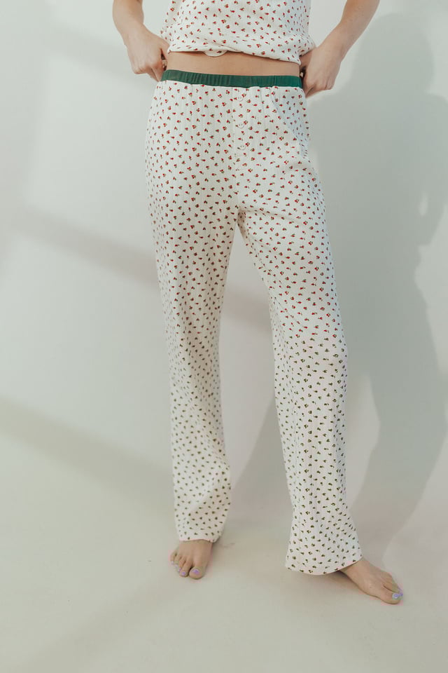 Elsie Floral Pointelle Pants