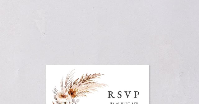 Nothing Fancy QR Code RSVP Cards