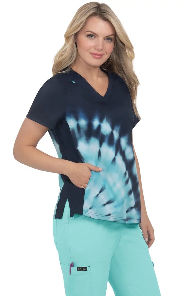 Cali Top Tie Dye Burst Fresh Mint