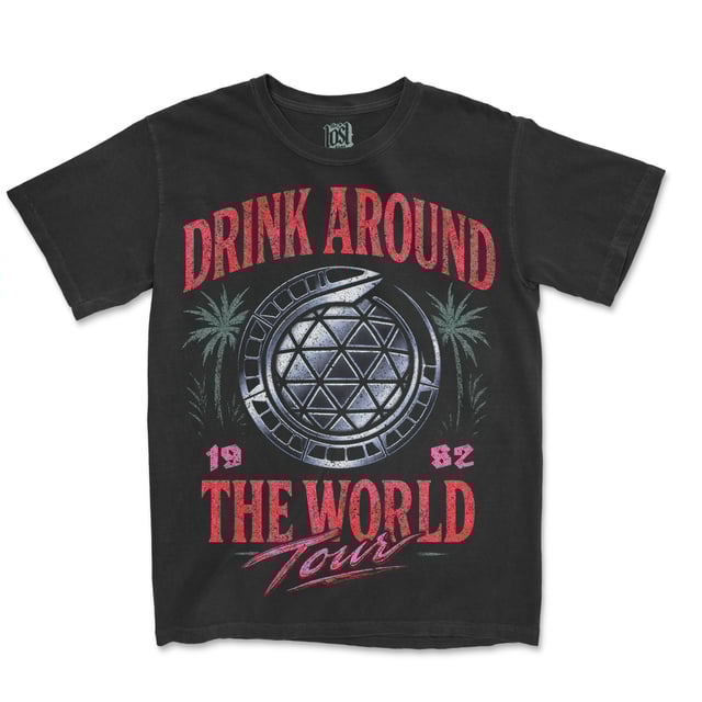 Drink Around the World Tee - Chrome Variant