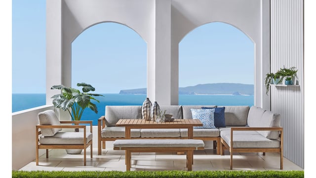 Nordic 7-Piece Outdoor Lounge/Dining Setting