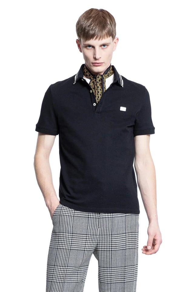 Tipped VLogo Polo Shirt