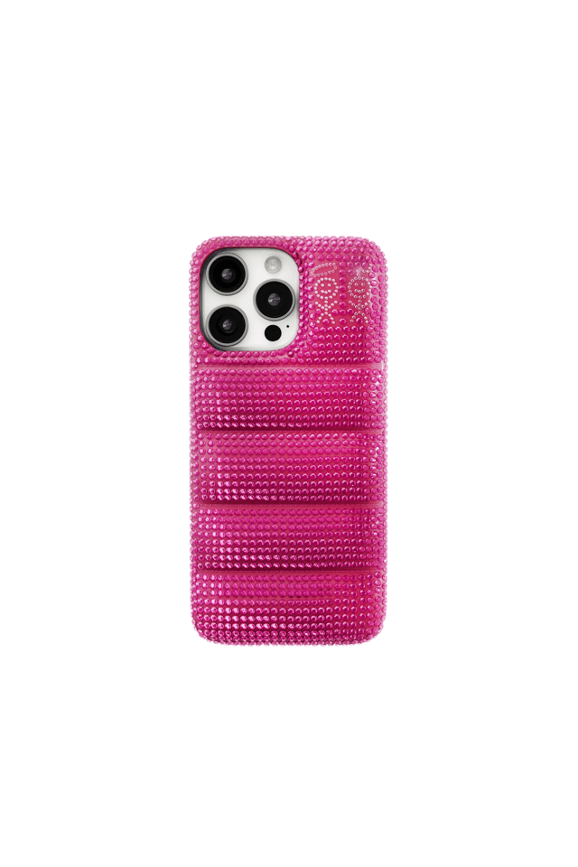The Puffer Case® - Pink Rhinestone
