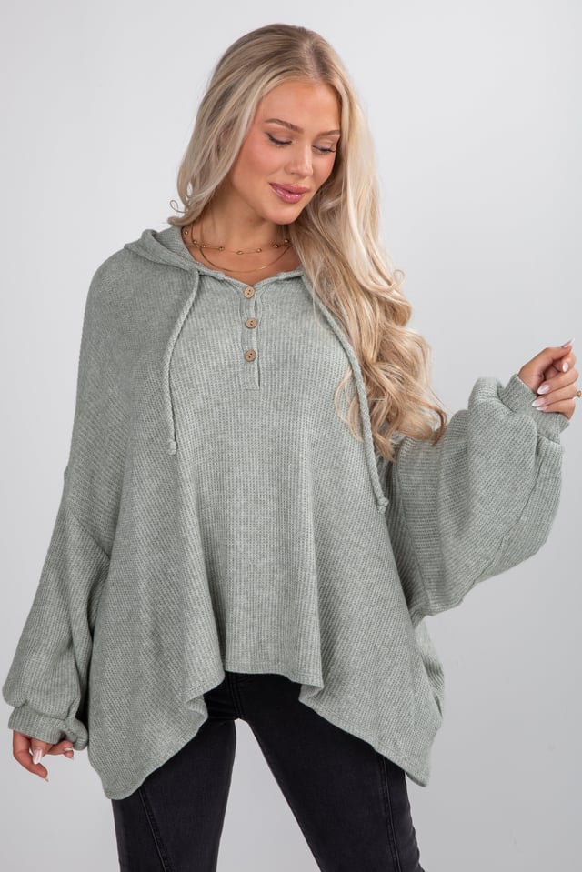 Thinking Of You Sage Hoodie