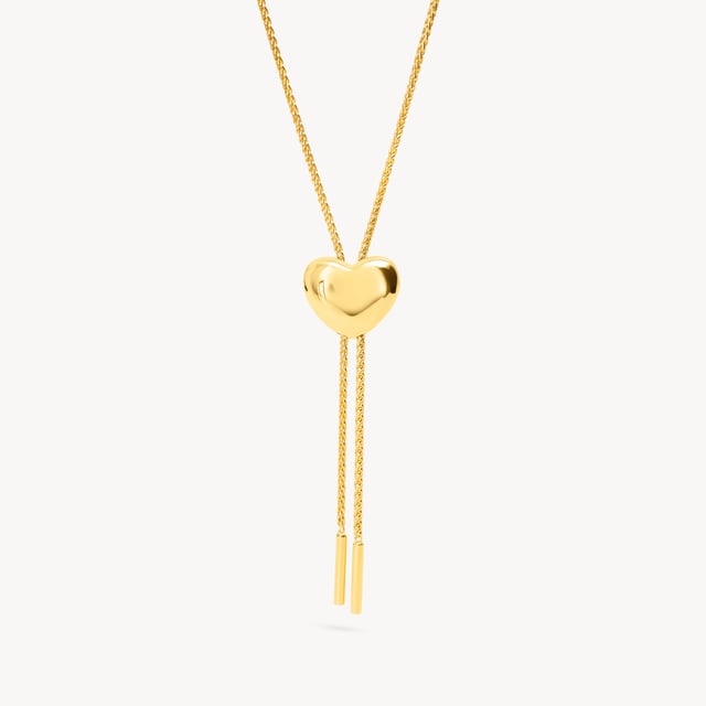 Puffy Heart Bolo Tie