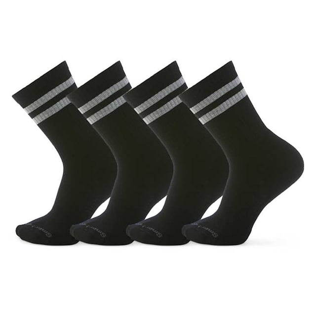 Everyday Athletic Striped Crew Socks 4-Pack