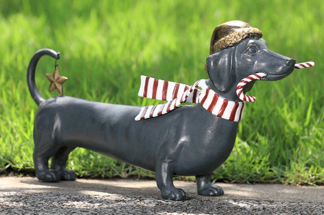 Peppermint Pooch Garden Sculpture - Pre Order