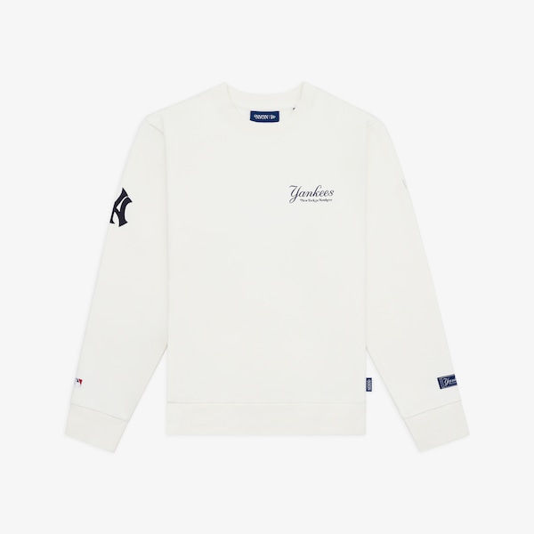 Men's New York Yankees New York or Nowhere x New Era White Script Sweatshirt