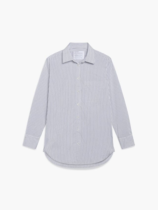 Women's AeroZero Relaxed Shirt - Blue Linen Stripe
