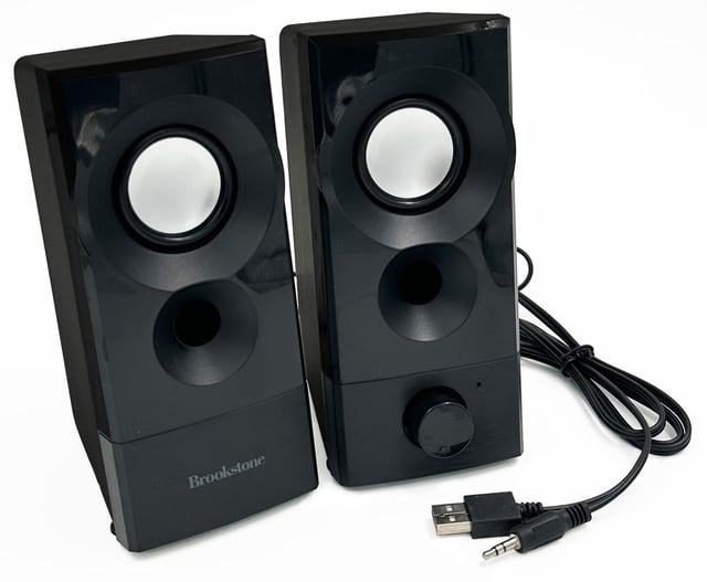Brookstone Dual Multi Media Speaker System