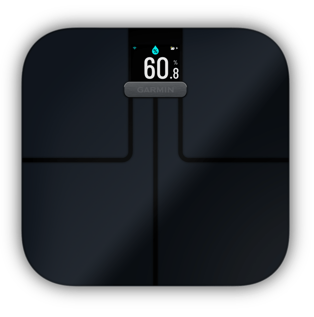 Garmin Index S2 Smart Scale Measures Fat / Muscle / Bone Mass