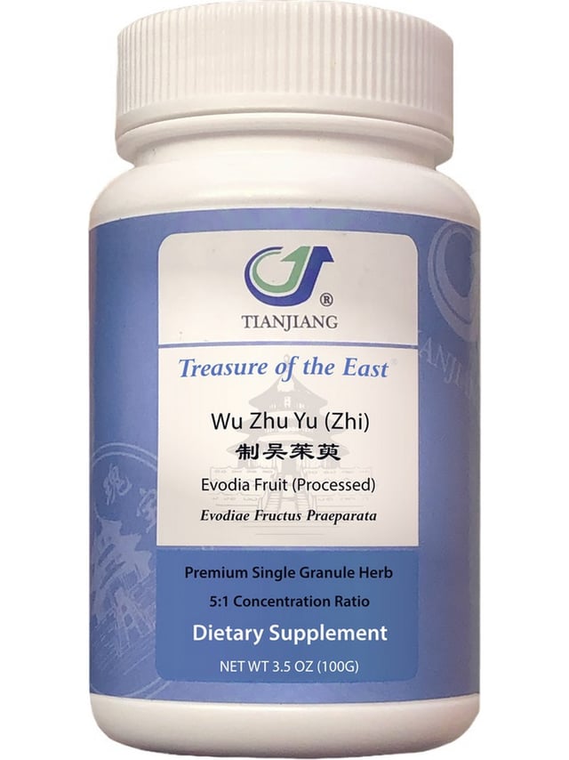 Treasure of the East, Wu Zhu Yu (Zhi), Evodia Fruit (Processed), 5:1 Extract Granules, 100 grams
