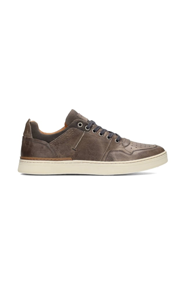 LAUNCH TEXTURED LEATHER SNEAKER