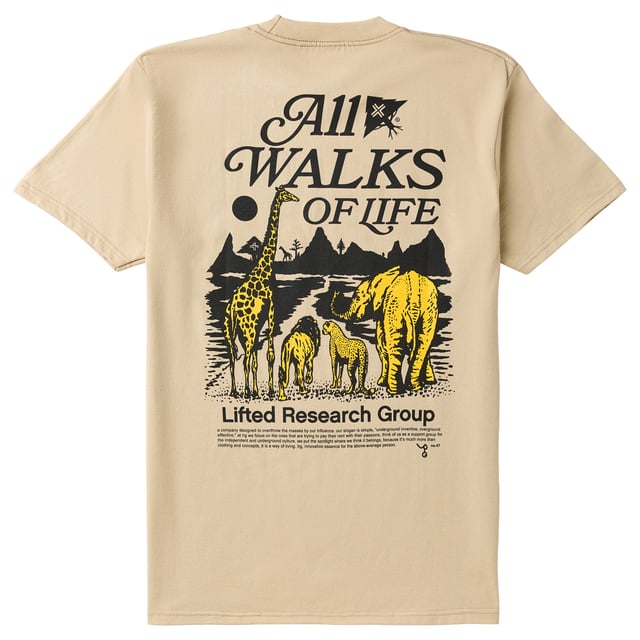 ALL WALKS TEE - SAND