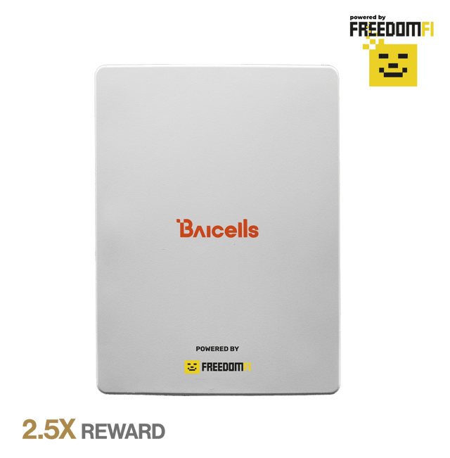 Baicells Nova 430H Outdoor Small Cell | Offering reliable outdoor connectivity, Compact Unit stands as another top choice for Helium 5G | Reward weight: 2.5X
