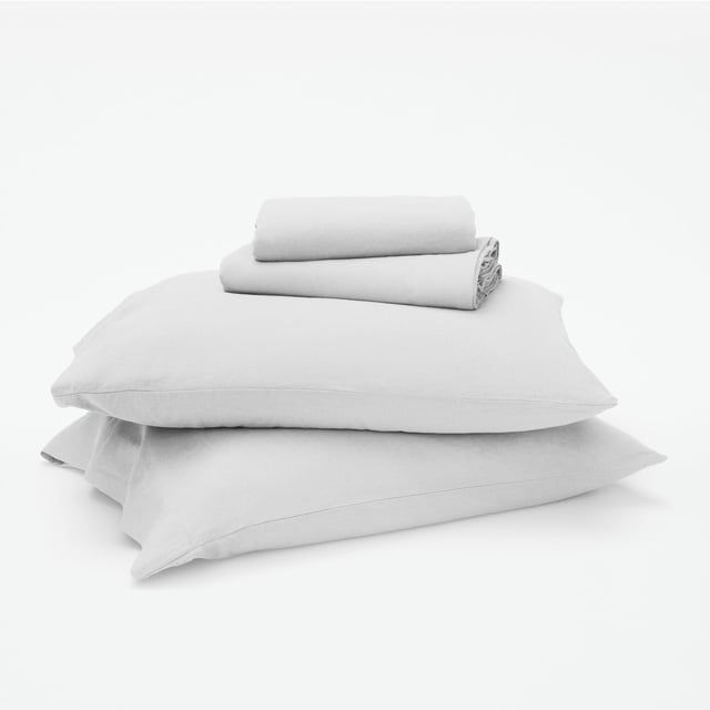 Linen-Cotton Blend Sheet Set