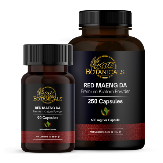 RED MAENG DA KRATOM CAPSULES