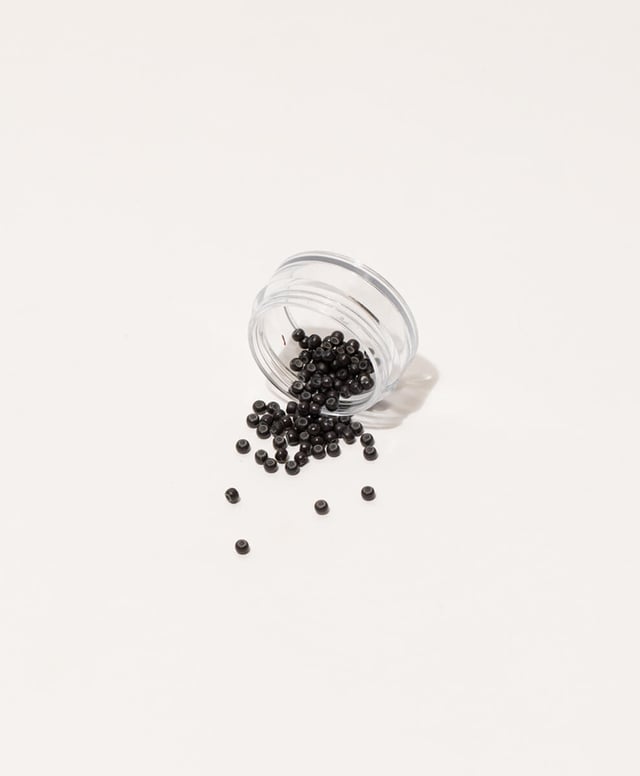 Nano Rings, Dark Brown, 100pcs