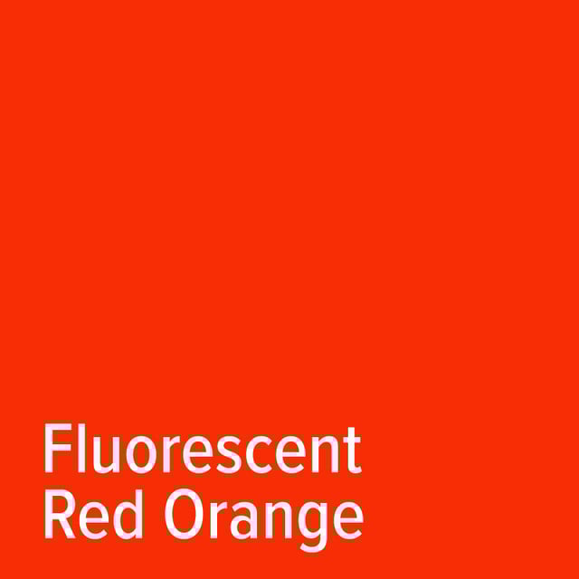 Fluorescent Red Orange Oracal 6510 Permanent Vinyl
