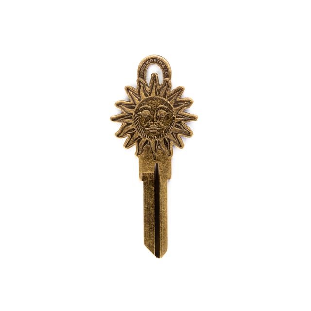 Good Morning Sun Key - Antique Brass