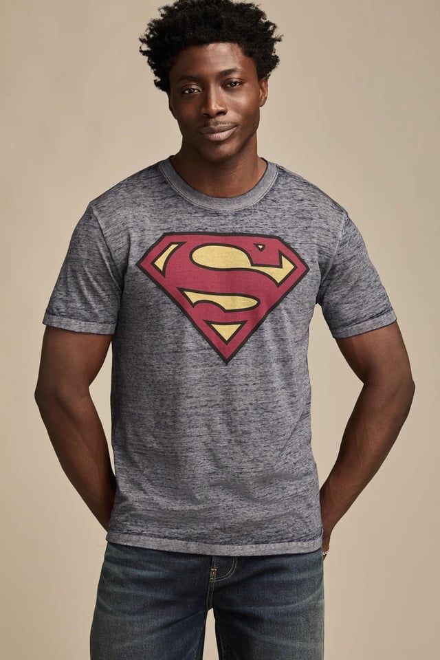 SUPERMAN EMBLEM TEE