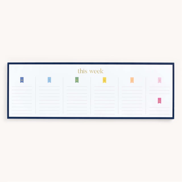 Notepad, Weekly Keyboard