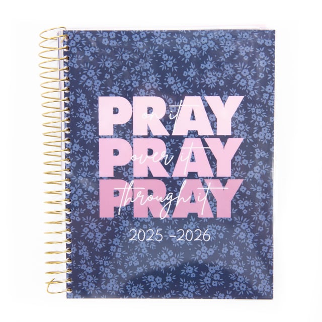 AUG 2025-DEC 2026 Pray On It 17-Month Planner