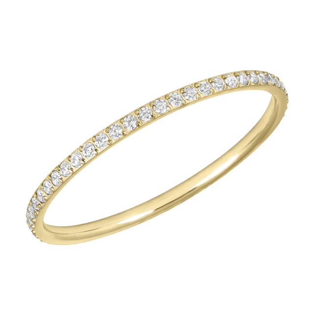 Infinity Pave Ring