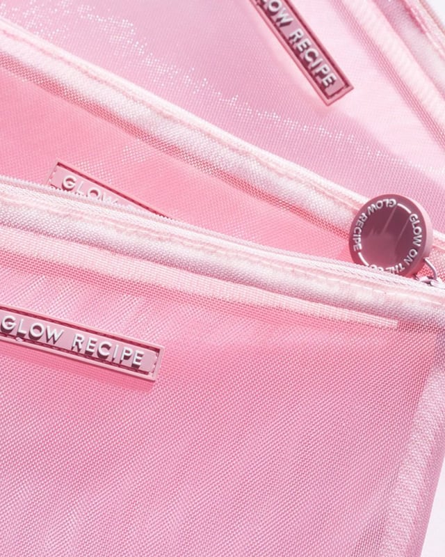Glow on the Go Zip Bag - Pink