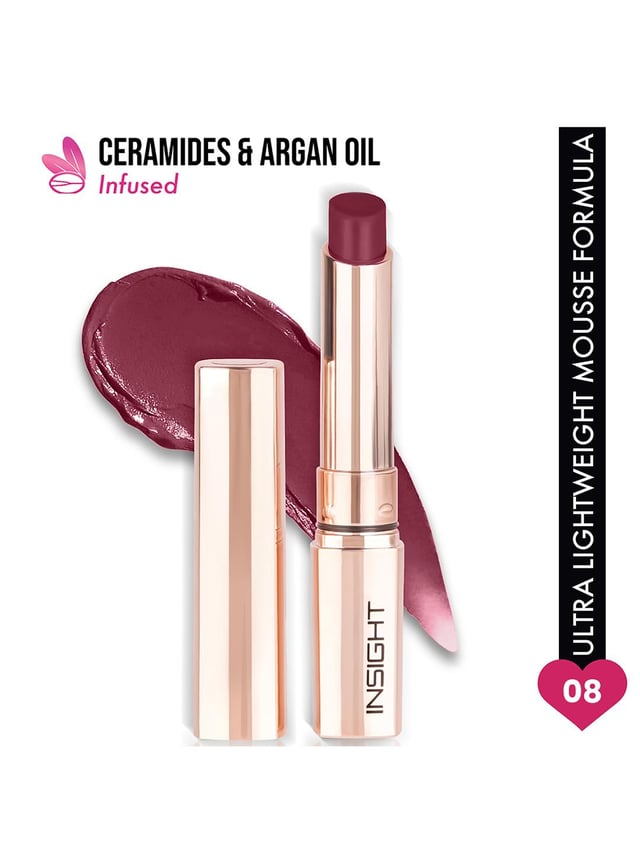 Insight Cosmetics Ultra Lightweight Mousse Formula Lipstick - Rum Cake 8