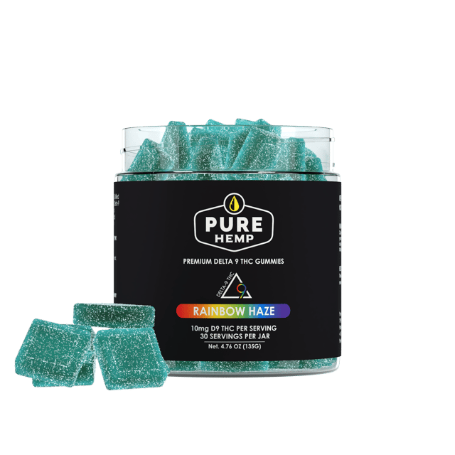 Rainbow Haze Delta 9 THC Gummies