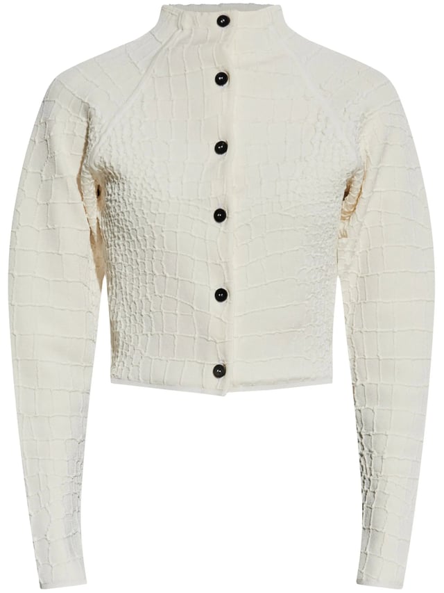 JACQUEMUS WOMEN The Scala Cardigan Off-White