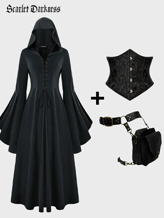 Scarlet Darkness X ACOTAR OC Renaissance Costume