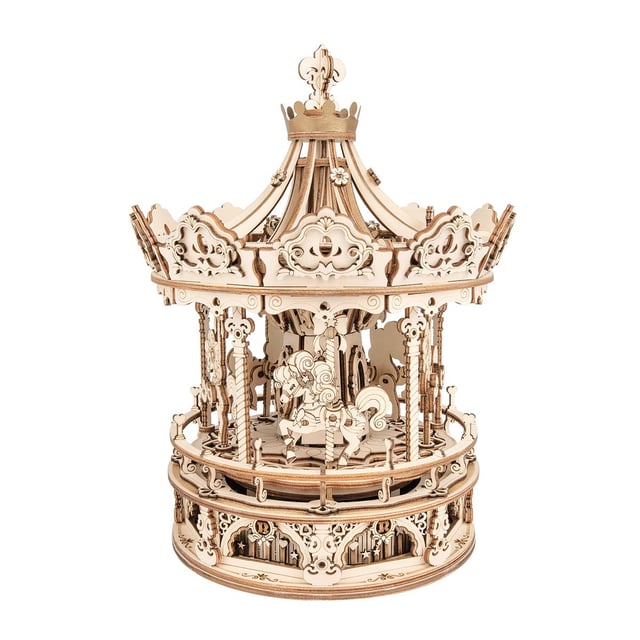 ROKR Romantic Carousel
Mechanical Music Box 3D Wooden Puzzle AMK62