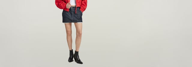 Denim Mini Skirt