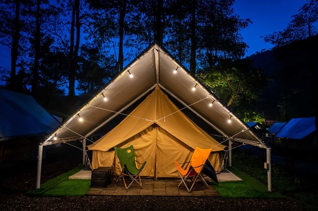 [Year-end Spring Tour 12% Off Camping Season Discount] Keelung Camping｜Lapopo Village Glamping Light Luxury Camping｜One Night and Three Meals