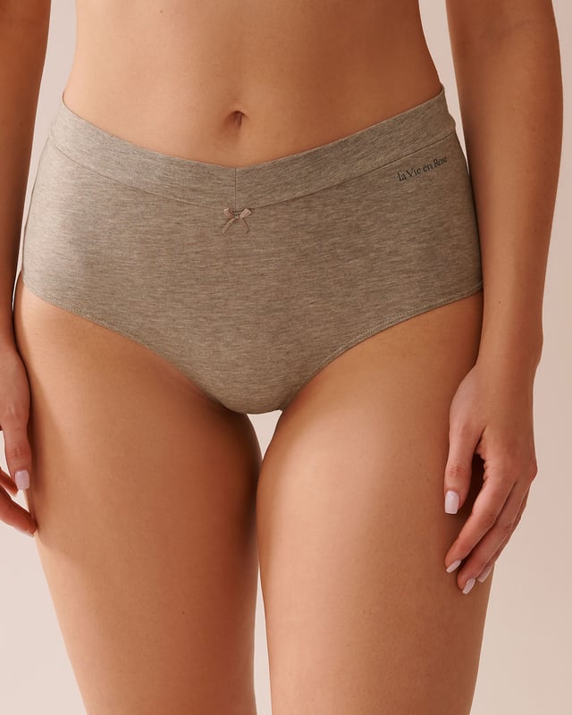 Cotton High Waist Bikini Panty