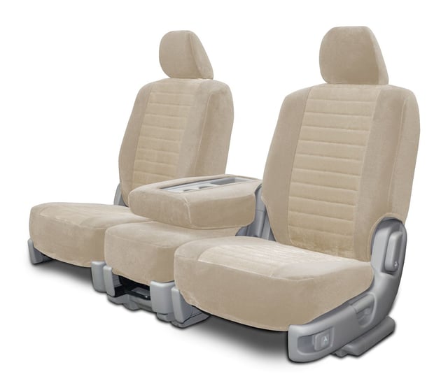 Two Tone Velour Custom Seat Covers