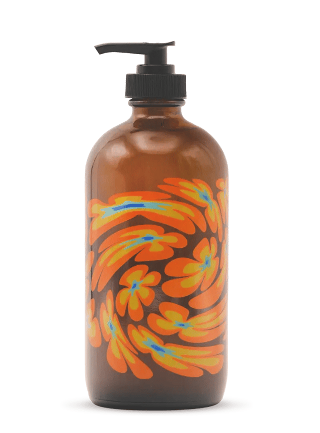 Mind and Body Wash Refillable Glass
