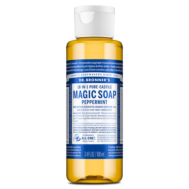 Peppermint - Pure-Castile Liquid Soap