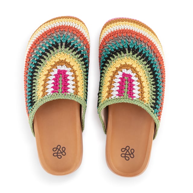 Bolinas Clog - Hand Crochet - Island Dusk