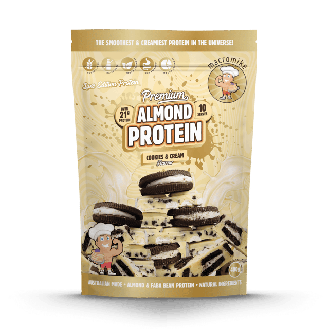 Cookies & Cream Premium Almond Protein (400g Bag)