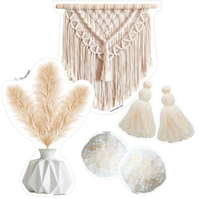 Bohemian Mood Cut-Out | Boho Classroom Decor | UPRINT | Schoolgirl Style