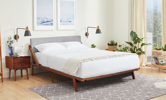 Solid Wood Bed
