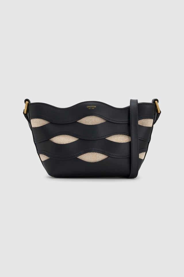 Leigh Ric Rac Crossbody Black